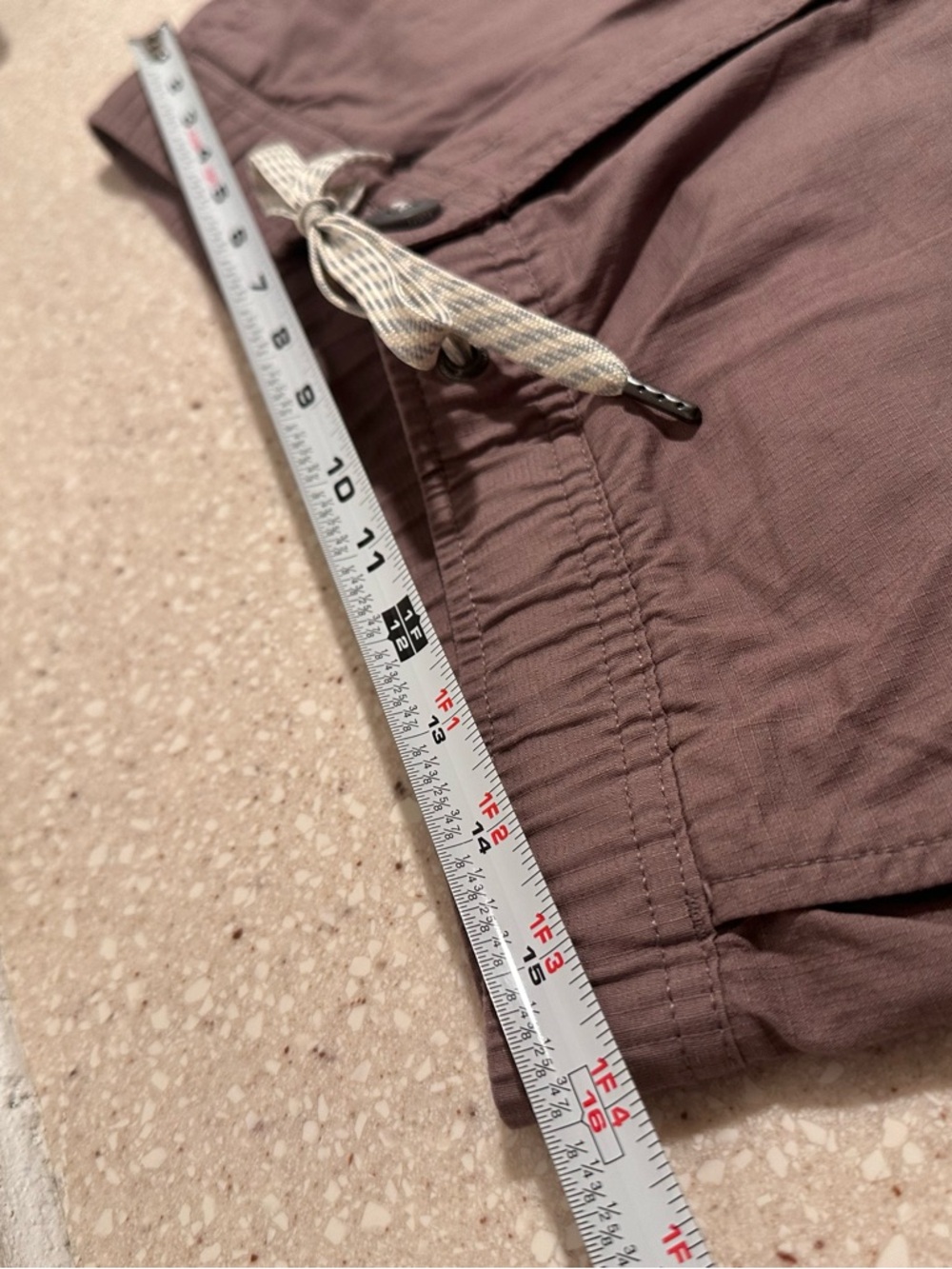 Vuori Women's Ripstop DuraTerra™ Wide Leg Crop Pants Mauve/Dusty Rose Large EUC - Picture 16 of 16